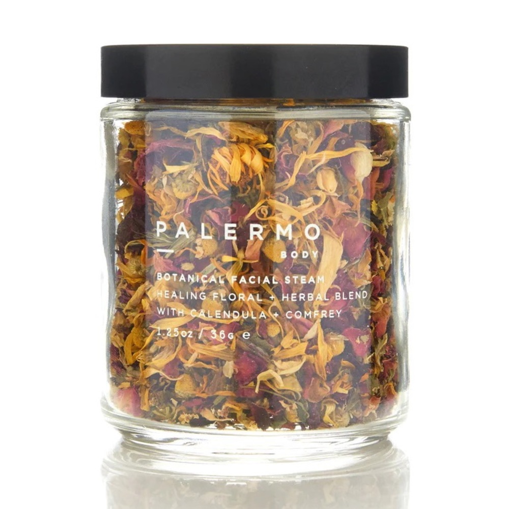 Palermo Botanical Facial Steam | NEW / plastic seal around lid